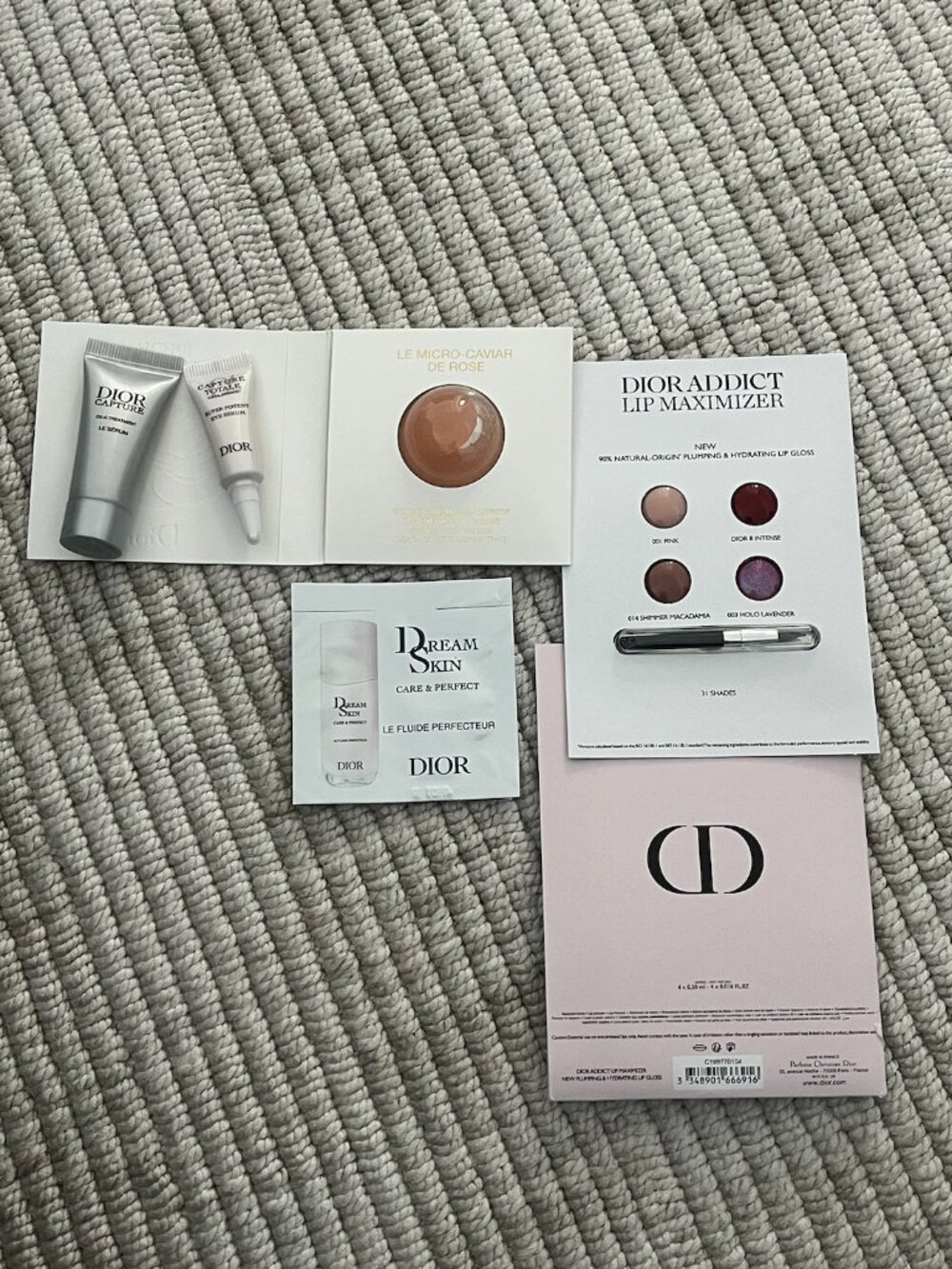 Dior Addict Lip Maximizer & Prestige + Capture Totale Beauty Skincare Bundle